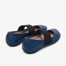 Camper Right Ballerinas Dark Blue - Womens Singapore PLREDE-206